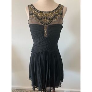 Bcbg black fancy dress size 0